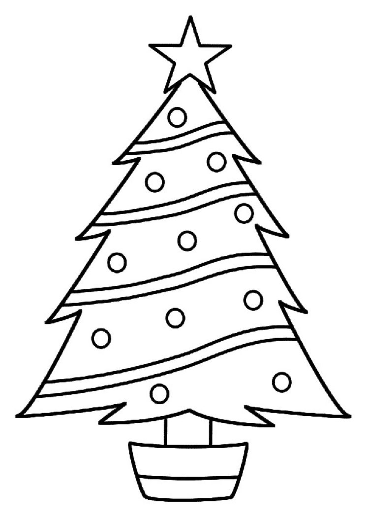 Новогодние рисунки для срисовки елка