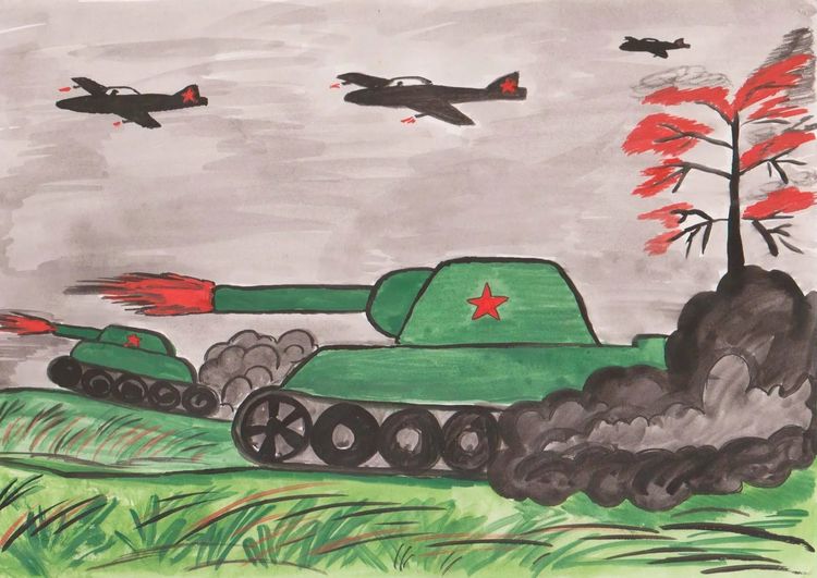 Рисунки про войну