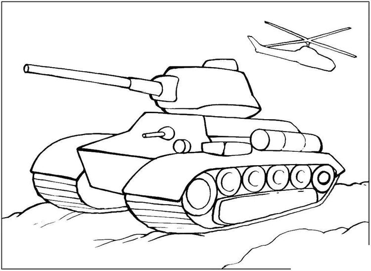 Легкий рисунок танка для срисовки 61 фото