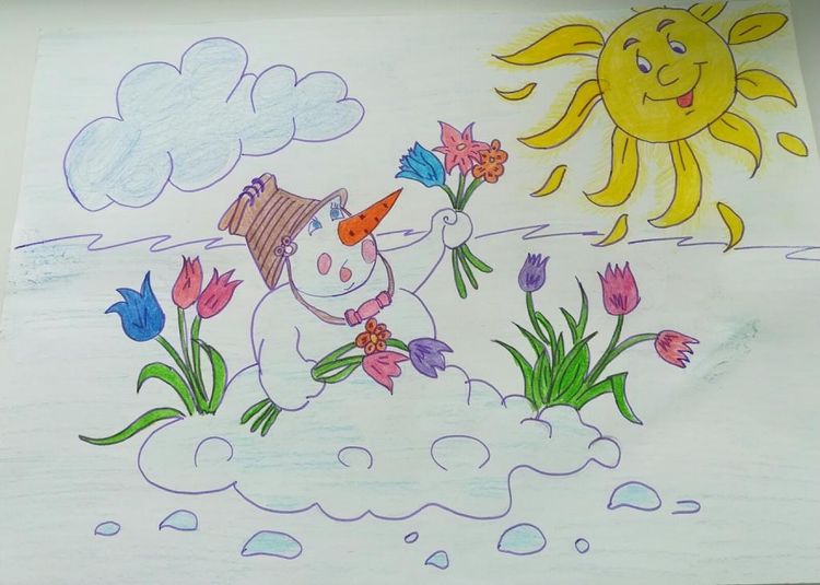 Раскраски для детей на тему весна