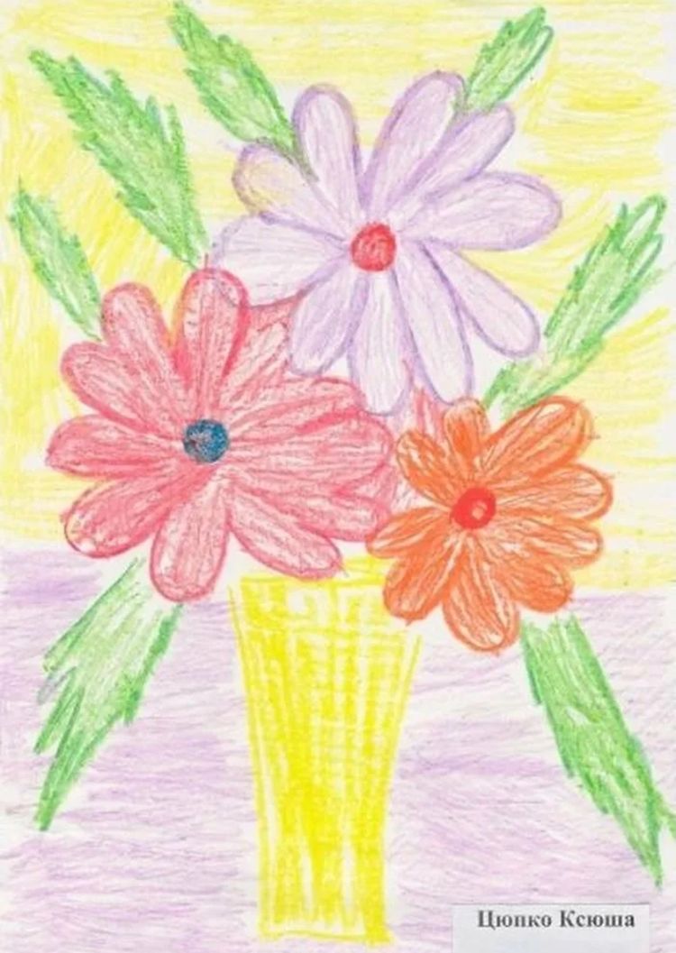 Рисунок Для Мамы Цветы